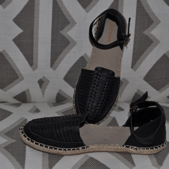 Shoes - Black Espadrilles Sandals